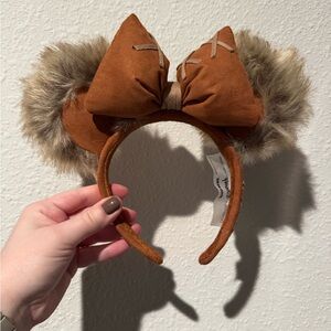 Brown Faux Fur Kids Headband